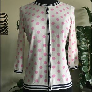 Talbots 3/4 sleeve cardigan top size Petite